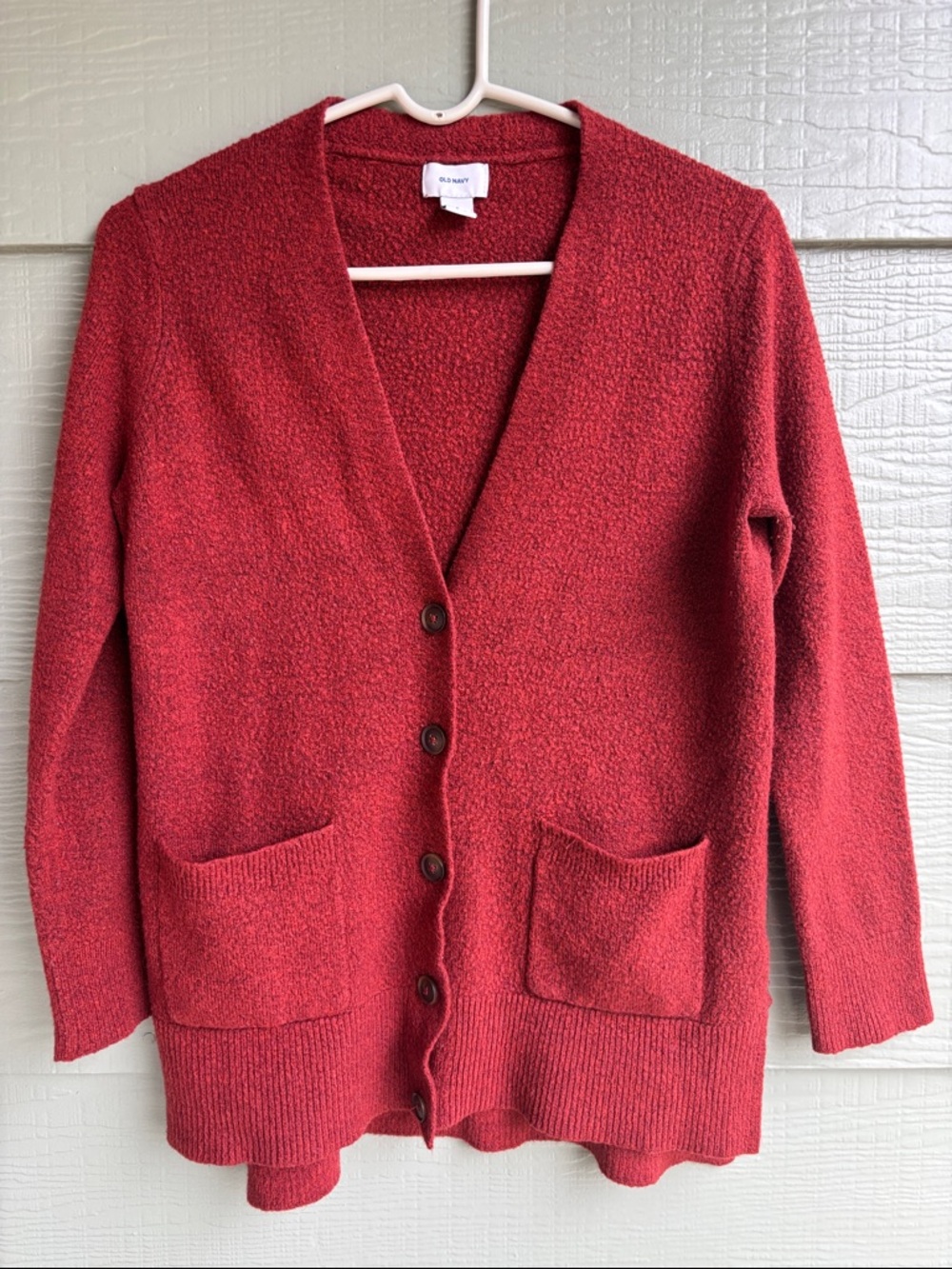 Old Navy Burnt Orange Button Cardigan